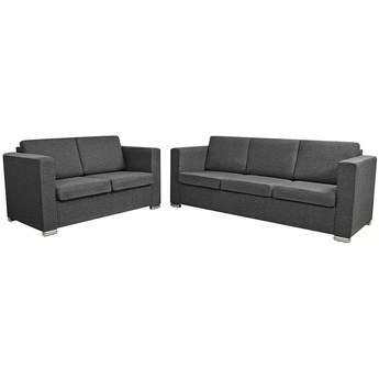 Minimalistyczny zestaw wypoczynkowy Sigala 3X - Ciemnoszary