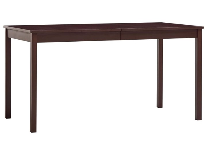Ciemnobrązowy stół z drewna sosnowego – Elmor 2X Szerokość 70 cm Wysokość 73 cm Długość 70 cm Długość 140 cm Sosna Kształt blatu Prostokątny Drewno Kategoria Stoły kuchenne