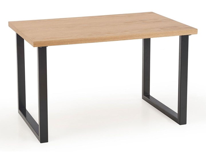 Rozkładany stół w stylu loft do jadalni Lopez 2X 140 XL - dąb Wysokość 76 cm Styl Industrialny Szerokość 85 cm Długość 140 cm Drewno Szerokość 140 cm Rozkładanie
