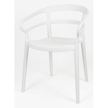Minimalistyczne krzesło Lesti - białe