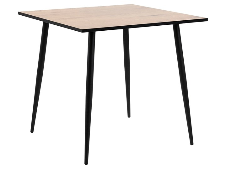 Loftowy stół Telim 80x80 cm - dąb Styl Industrialny Wysokość 75 cm Drewno Kategoria Stoły kuchenne