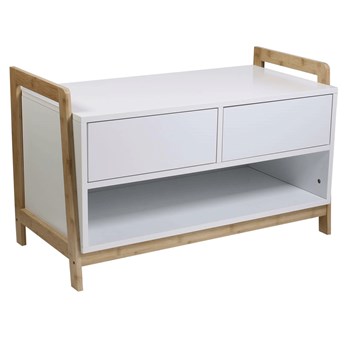 Minimalistyczna szafka Nekko - biała mat