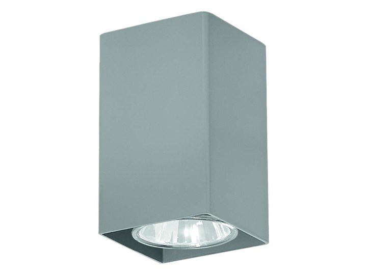 Minimalistyczna lampa sufitowa E356-Neri - popiel Oprawa stropowa Kwadratowe Kategoria Oprawy oświetleniowe