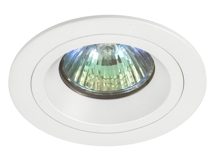 Okrągła oprawa wpuszczana downlight MR16 biała - oprawydladomu.pl Oprawa halogenowa Kolor Biały Oprawa led Kwadratowe Okrągłe Oprawa stropowa Kategoria Oprawy oświetleniowe