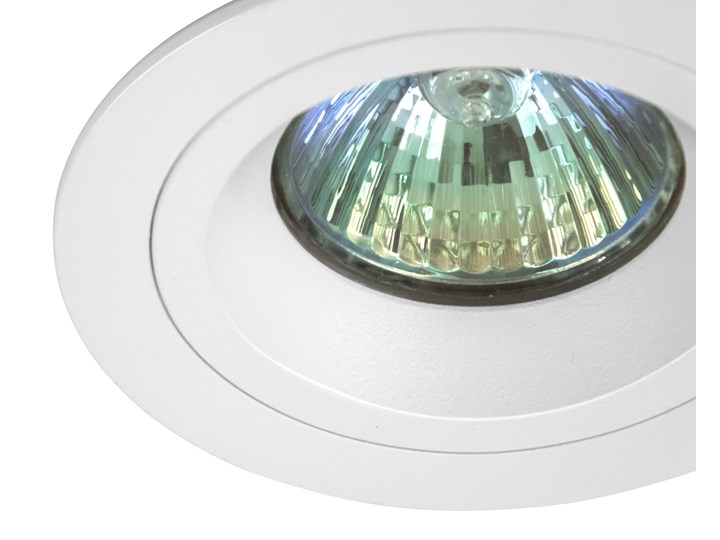 Okrągła oprawa wpuszczana downlight MR16 biała - oprawydladomu.pl Oprawa led Oprawa halogenowa Okrągłe Kwadratowe Oprawa stropowa Kolor Biały Kategoria Oprawy oświetleniowe