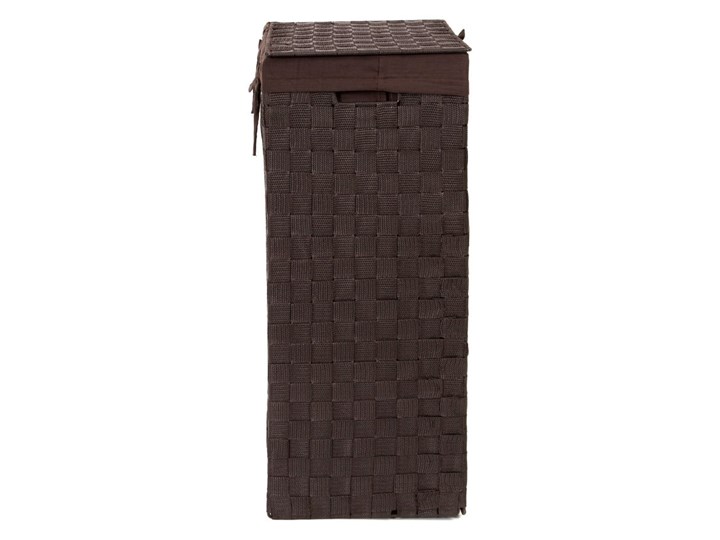 Brązowy kosz na pranie z pokrywką Compactor Laundry Basket Linen, wys. 60 cm