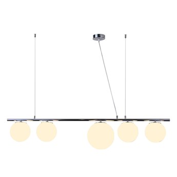 NOWOCZESNA LAMPA WISZĄCA CHROMOWANA BARISTICA W5 LUMINA DECO