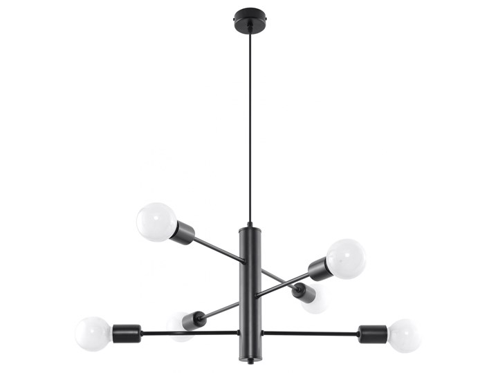 Loftowy żyrandol z regulacją E759-Duomi Ilość źródeł światła 6 źródeł Lampa inspirowana Metal Funkcje Brak dodatkowych funkcji