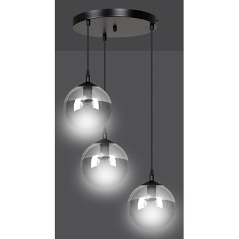 COSMO 3 BL GRAFIT PREMIUM lampa wisząca klosze kule regulowana nowoczesna