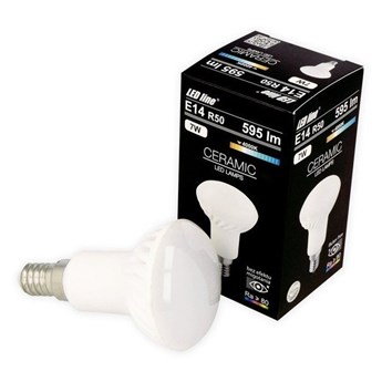 Żarówka LED line E14 SMD 170-250V 7W 595lm 2700K R50 biała ciepła