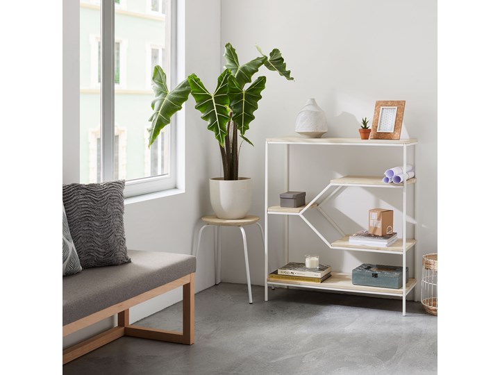 Ławka Yola 128 cm szara Materiał obicia Tkanina