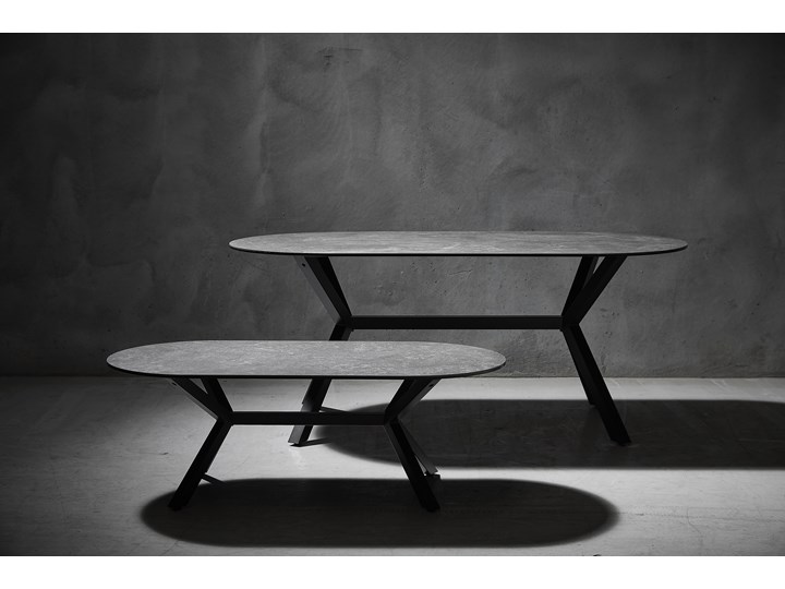Stół czarny ceramiczny blat metalowe nogi 180x90 cm Szkło Ceramika Długość(n) 180 cm Kategoria Stoły kuchenne