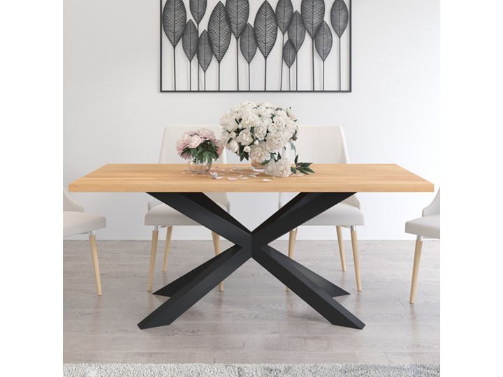 Stół industrialny Spider 80x180. Lity buk (4cm)! Szerokość 80 cm Stal Długość 140 cm Metal Wysokość 75 cm Płyta MDF Długość 160 cm Drewno Płyta laminowana Długość 180 cm Kategoria Stoły kuchenne