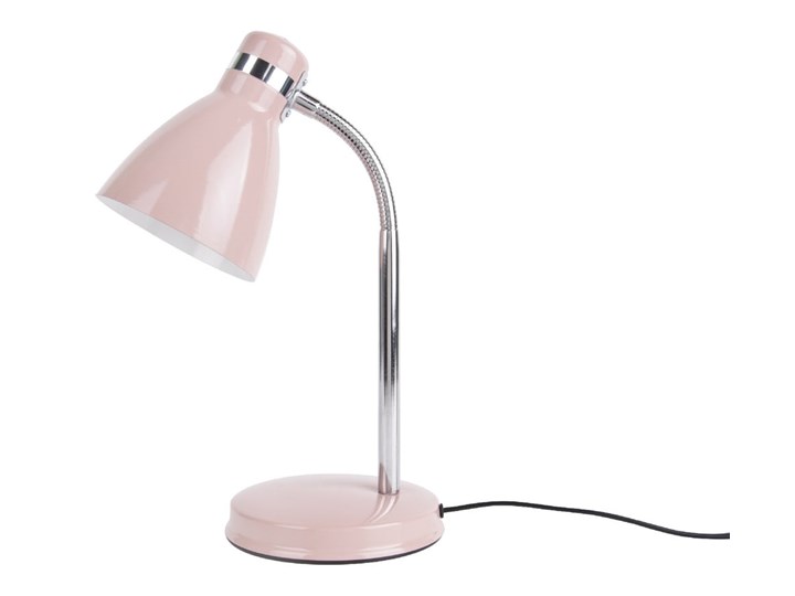 Różowa lampa stołowa Leitmotiv Study Kolor Różowy Styl Skandynawski