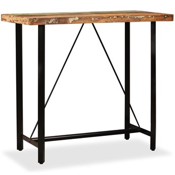 Wielokolorowy stolik z drewna odzyskanego – Chris 3X