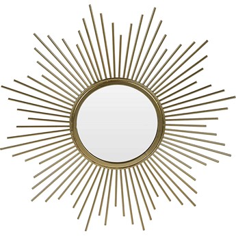 Okrągłe lustro glamour Starro - złote