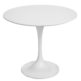 Stół Fiber o90 biały MDF