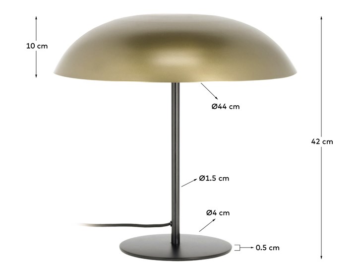 Lampa stołowa Carlisa złota Kategoria Lampy stołowe