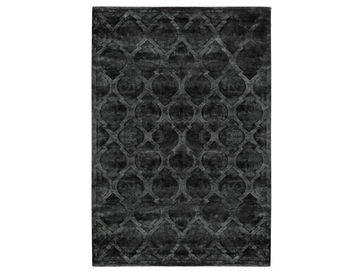 Dywan TANGER ANTHRACITE antracytowy elegancki designerski 160x230 200x300 Wełna 200x300 cm Prostokątny 160x230 cm Dywany Wiskoza Pomieszczenie Salon