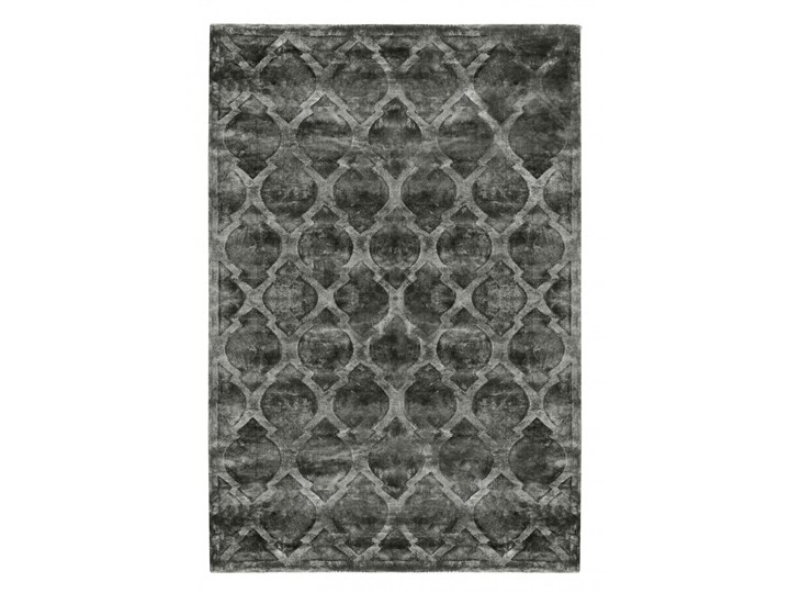Dywan TANGER DARK GRAY ręcznie wykonany elegancki do salonu 160x230 cm Prostokątny Wiskoza Dywany 200x300 cm Wełna Kategoria Dywany