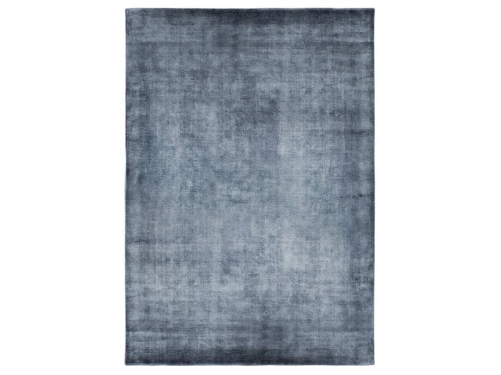 Dywan LINEN DARK BLUE gęsty gładki tkany delikatny 160x230 200x300 Wiskoza Prostokątny Wełna 200x300 cm 160x230 cm Dywany Kolor Granatowy