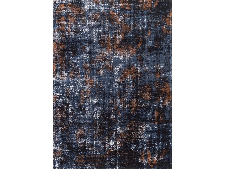 Dywan FLAME RUSTY BLUE do salonu sypialni pokoju 160x230 160x230 cm Poliester Prostokątny Dywany Bawełna Pomieszczenie Sypialnia