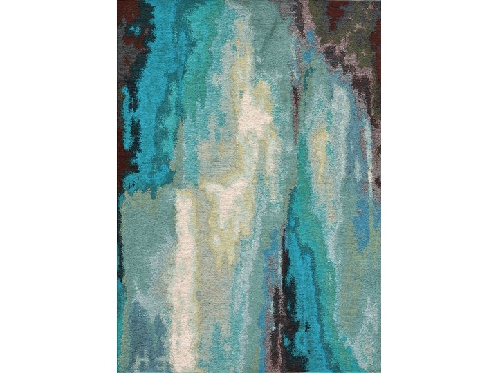 Dywan LAGUNA AQUA nowoczesny do pokoju salonu sypialni bawełniany Bawełna Poliester Dywany Prostokątny 160x230 cm Pomieszczenie Sypialnia