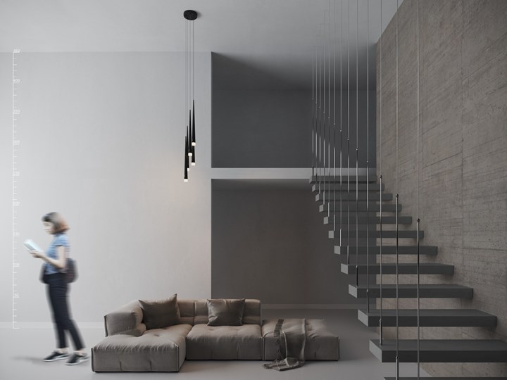 Lampa wisząca Stylo 5 Lampa inspirowana Funkcje Brak dodatkowych funkcji