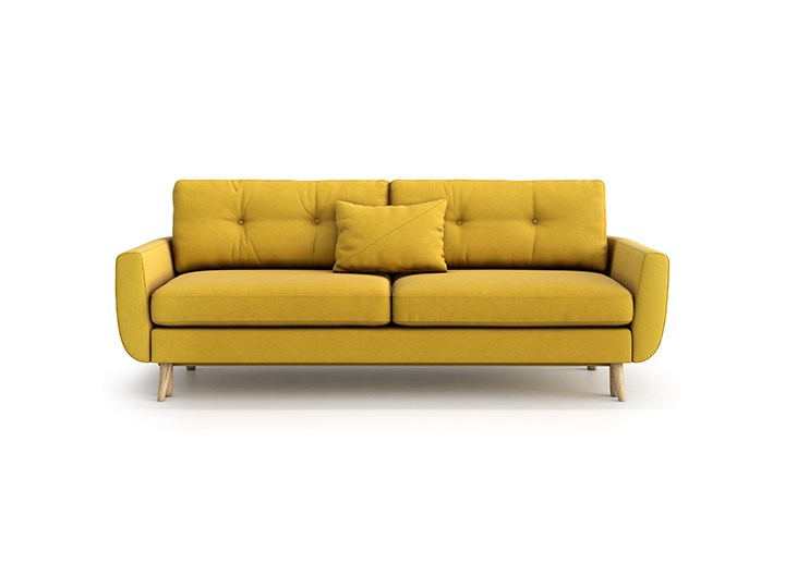 Sofa Harris z funkcją spania, Canary Stała konstrukcja Szerokość 231 cm Głębokość 92 cm Boki Z bokami