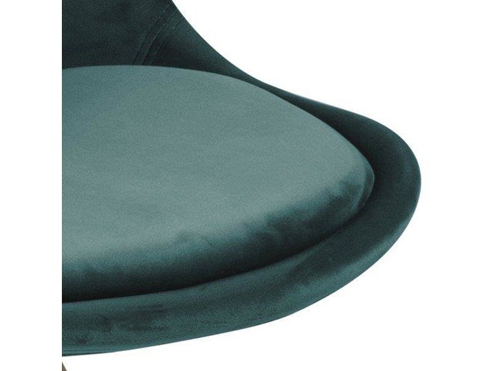 Krzesło z poduszką na siedzisku Repo Vic welur Głębokość 55 cm Kolor Brązowy Szerokość 49 cm Wysokość 85 cm Tradycyjne Styl Skandynawski