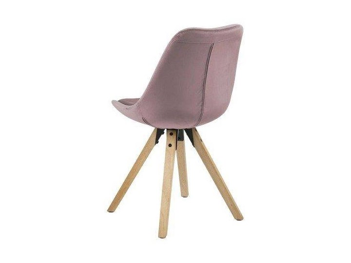 Krzesło z poduszką na siedzisku Repo Vic welur Głębokość 55 cm Wysokość 85 cm Szerokość 49 cm Tradycyjne Kolor Brązowy