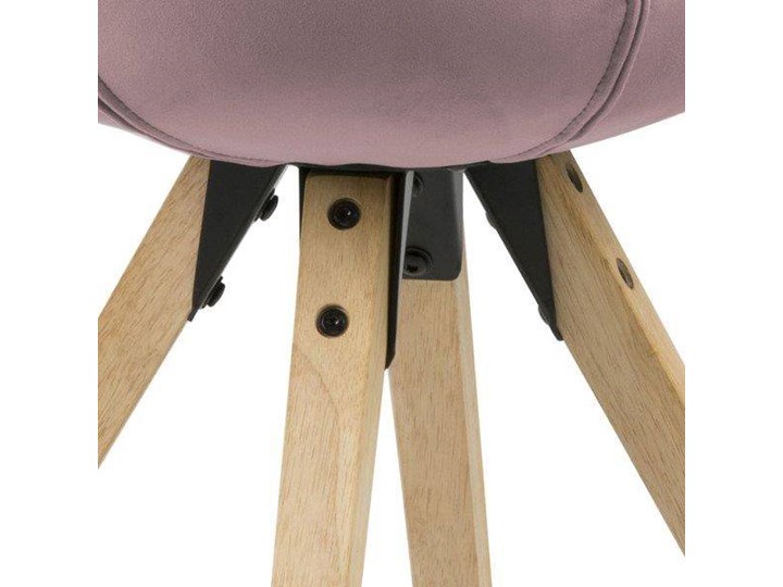 Krzesło z poduszką na siedzisku Repo Vic welur Styl Skandynawski Wysokość 85 cm Szerokość 49 cm Tradycyjne Głębokość 55 cm Kategoria Krzesła kuchenne