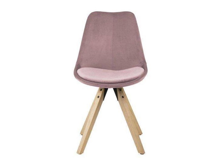 Krzesło z poduszką na siedzisku Repo Vic welur Wysokość 85 cm Tradycyjne Głębokość 55 cm Szerokość 49 cm Styl Skandynawski