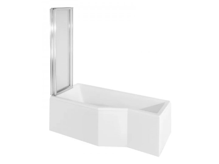 Besco Integra kabino-wanna 170x75 cm lewa z parawanem 2-skrzydłowym WAI-170-PL2 Akryl Kategoria Wanny