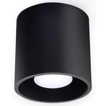 SOLLUX Lampa Sufitowa Downlight Orbis Czarna LED! Plafon na Sufit Minimalistyczny