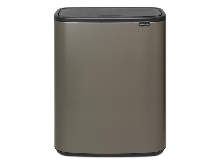 Kosz na śmieci Touch Bin Bo 60l platyna 223068 kod: 223068 Stal Kosz do segregacji Tworzywo sztuczne Kosz automatyczny Pojemność 60 l