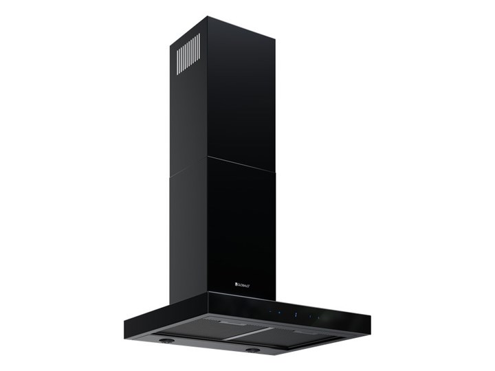 Okap kuchenny VERTA 60.1 BLACK Sterowanie Elektroniczne Szerokość 60 cm Okap przyścienny Kolor Czarny