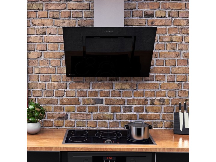 Okap kuchenny Lagardio 90.3 Black Szerokość 90 cm Okap przyścienny Sterowanie Elektroniczne
