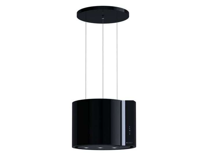 Okap kuchenny Serina 60.4 Black Szerokość 60 cm Okap wyspowy Sterowanie Elektroniczne