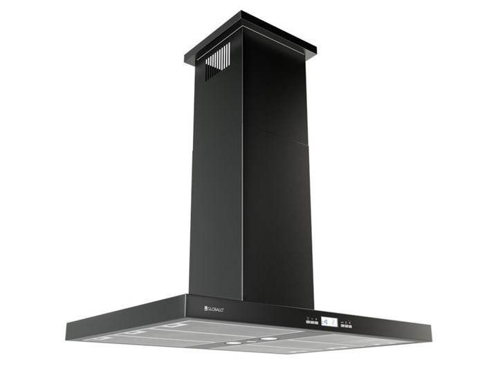 Okap kuchenny Nomina Isola 90.4 Sensor Black Okap wyspowy Szerokość 90 cm Poziom hałasu 50 dB