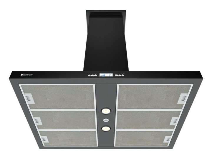 Okap kuchenny Nomina Isola 90.4 Sensor Black Poziom hałasu 64 dB Szerokość 90 cm Okap wyspowy Sterowanie Elektroniczne