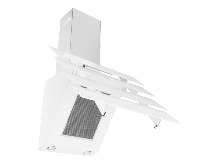 Okap kuchenny Larto 60.3 White Okap przyścienny Szerokość 60 cm Poziom hałasu 52 dB