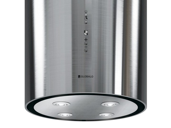 Okap kuchenny Asterio Isola 39.1 Inox Okap wyspowy Okap przyścienny Poziom hałasu 70 dB Sterowanie Elektroniczne
