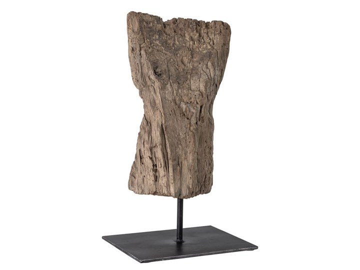 DEKORACYJNA RZEŹBA WOOD BLOOMINGVILLE L26xH45xW20 cm Drewno Kategoria Figury i rzeźby Kolor Brązowy