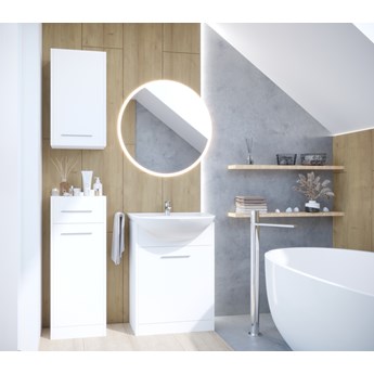 Łazienka NEPPA LED biały laminat