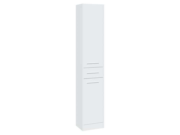 Szafka łazienkowa wysoka SLIM SL1 biały laminat Wiszące Szerokość 34 cm Głębokość 30 cm Wysokość 180 cm Kategoria Szafki stojące