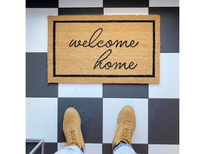 WYCIERACZKA KOKOSOWA WELCOMEHOME NATURAL 45x75cm Kategoria Wycieraczki Włókno kokosowe Kolor Pomarańczowy