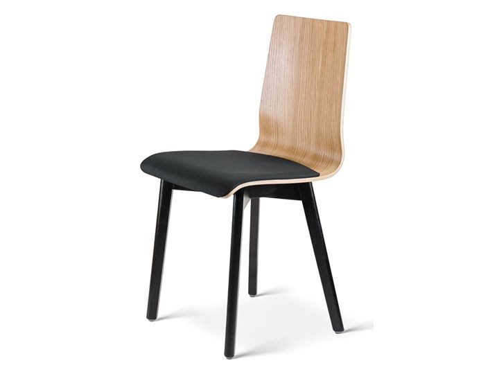 LUKA W PS krzesło dębowe, miękkie siedzisko czarna rama Kolor Czarny Szerokość 40 cm Wysokość 48 cm Tkanina Płyta MDF Wysokość 87 cm Głębokość 40 cm Głębokość 41 cm Drewno Tapicerowane Kategoria Krzesła kuchenne