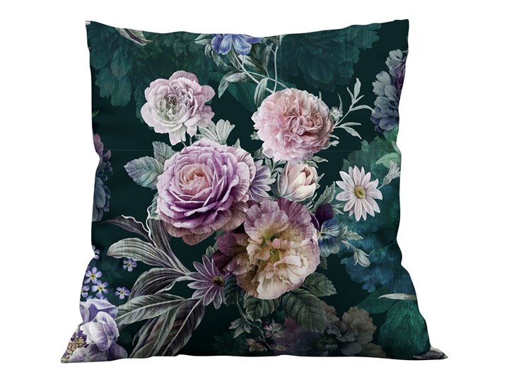 Poszewka dekoracyjna KWIATY BUTELKOWA ZIELEŃ 003-oxf 50x50 cm 50x60 cm Poliester 45x45 cm Kategoria Poduszki i poszewki dekoracyjne 40x40 cm Kwadratowe Wzór Roślinny