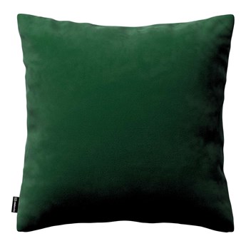 Poszewka Kinga na poduszkę, butelkowa zieleń, 43 × 43 cm, Velvet